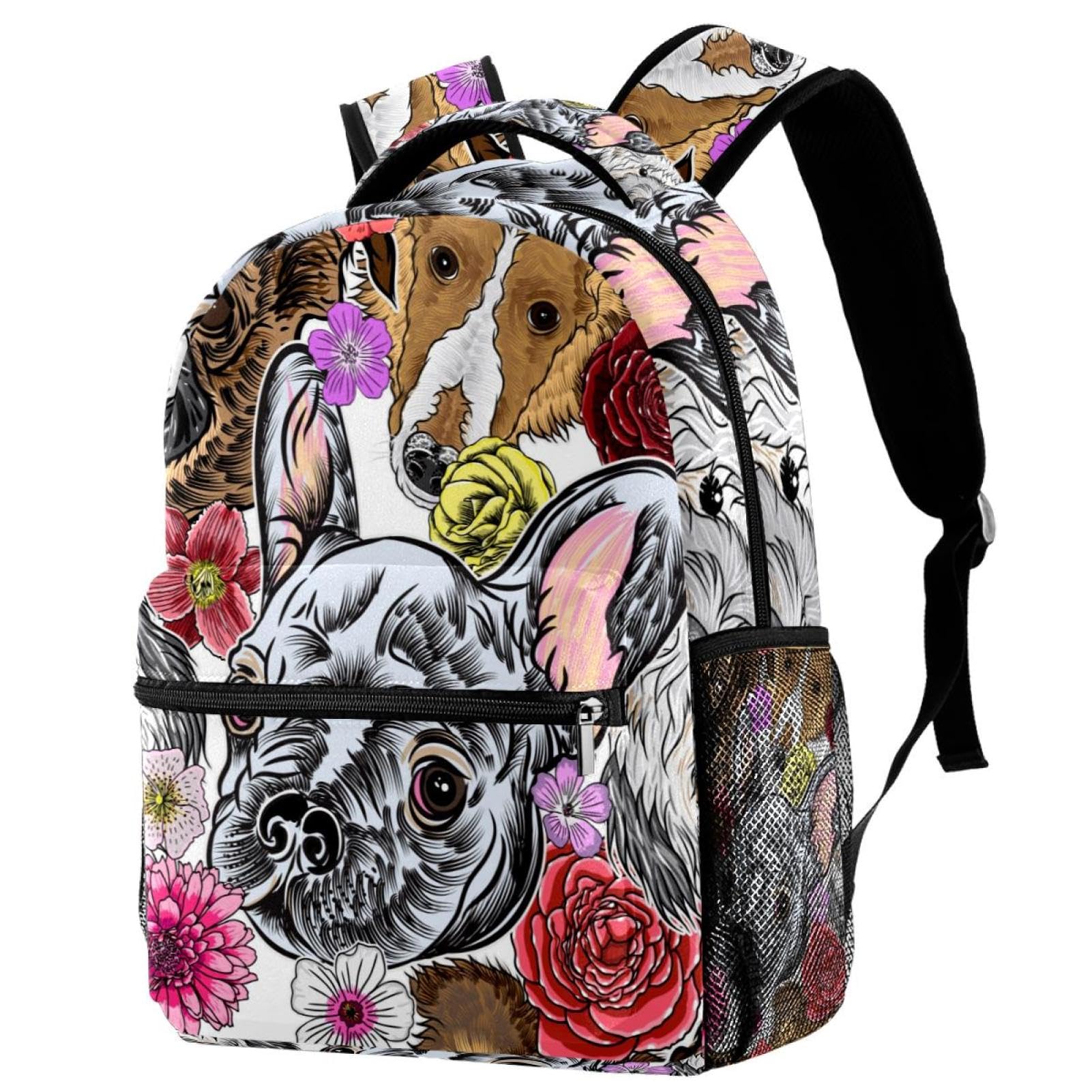 Sac à dos d'école solide pour adolescents passionnés de chiens - 2