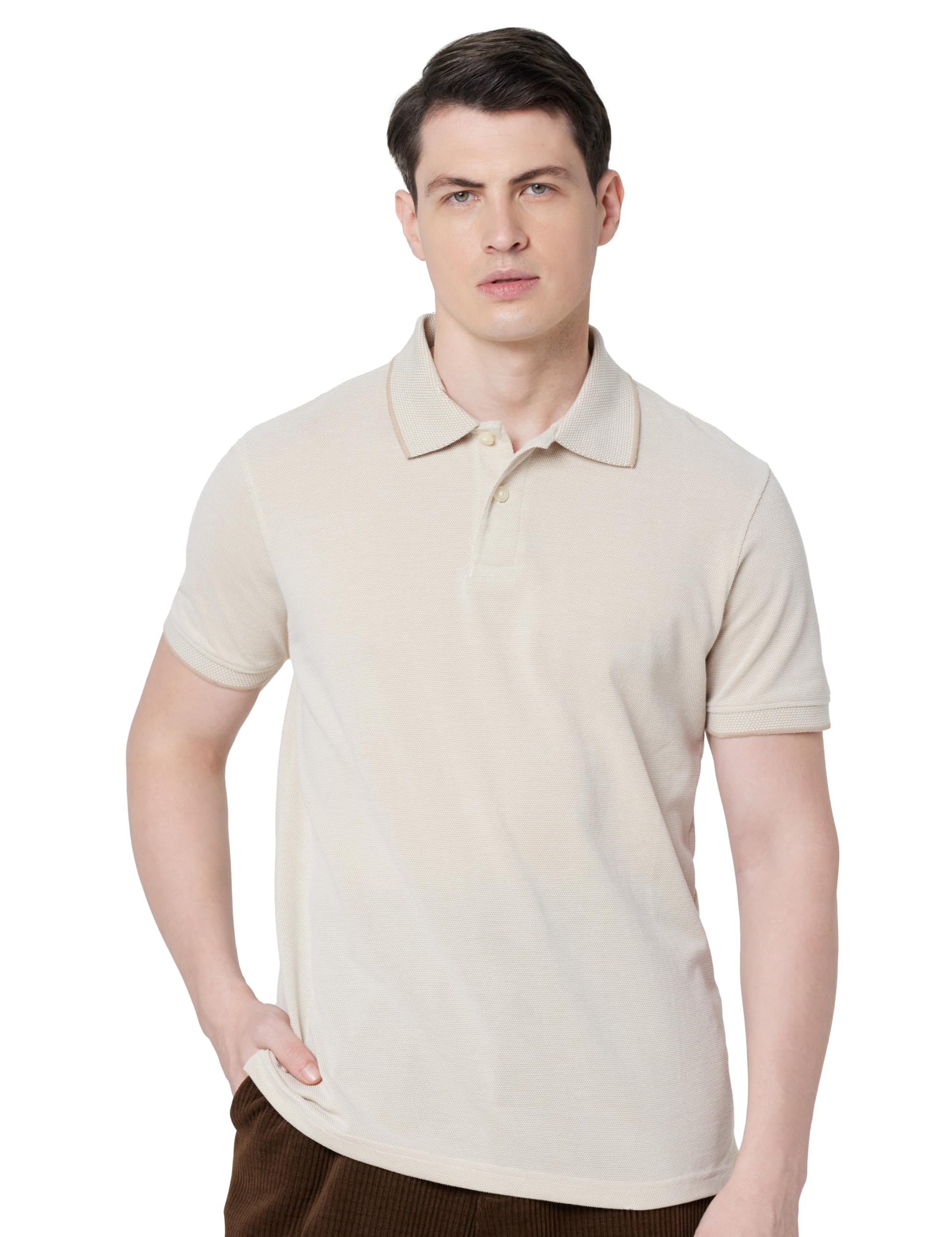 max Men Solid Slim Fit Polo T-Shirt-picture-41