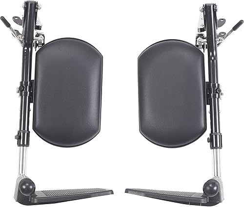 Elevación de las legrests (par) para silla de ruedas Probasics K7 de 22"-24" (modelos WC72218DE, WC72218DS, WC72418DE, WC72418DS, WC72620DE,
