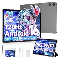 TECLAST P30T 120Hz Tablet 10" Android16, 2GHz 16GB+128GB con Custodia+Penna