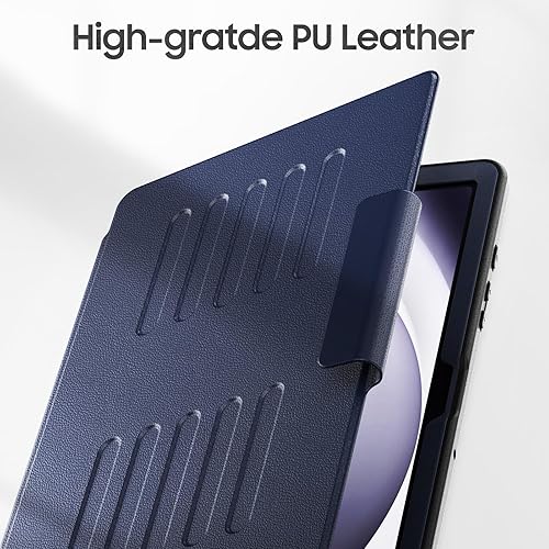 Miniatura 5 de HXCASEAC Funda para tablet Samsung A9 Plus con soporte magnético de 5 ángulos, apagado y encendido automático, soporte de imanes fuertes para pegar
