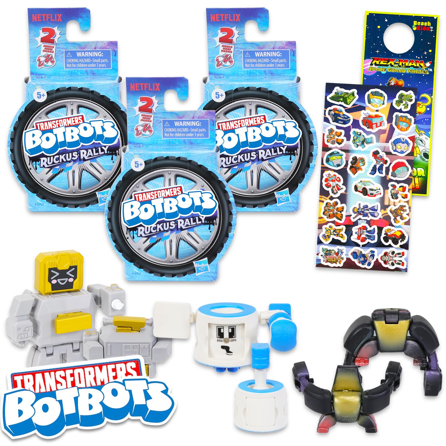 Amazon.com: Transformers BotBots Ruckus Rally Blind Packs - Bundle