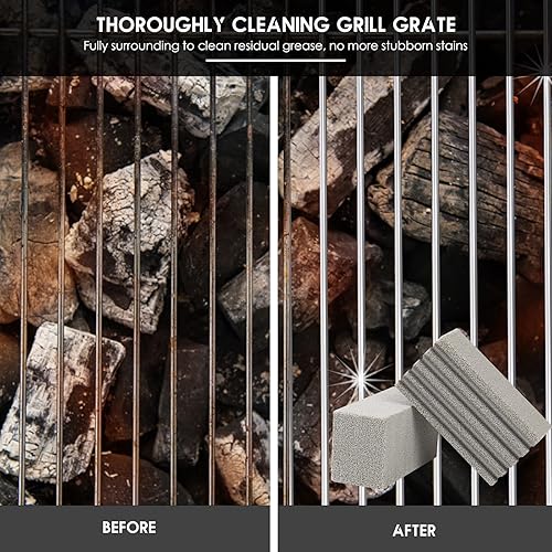 Miniatura 4 de Blackstone - Kits de limpieza para parrilla, parrilla de barbacoa, bloque de ladrillo de piedra, limpiador de parrilla, kit de condimentos, raspador