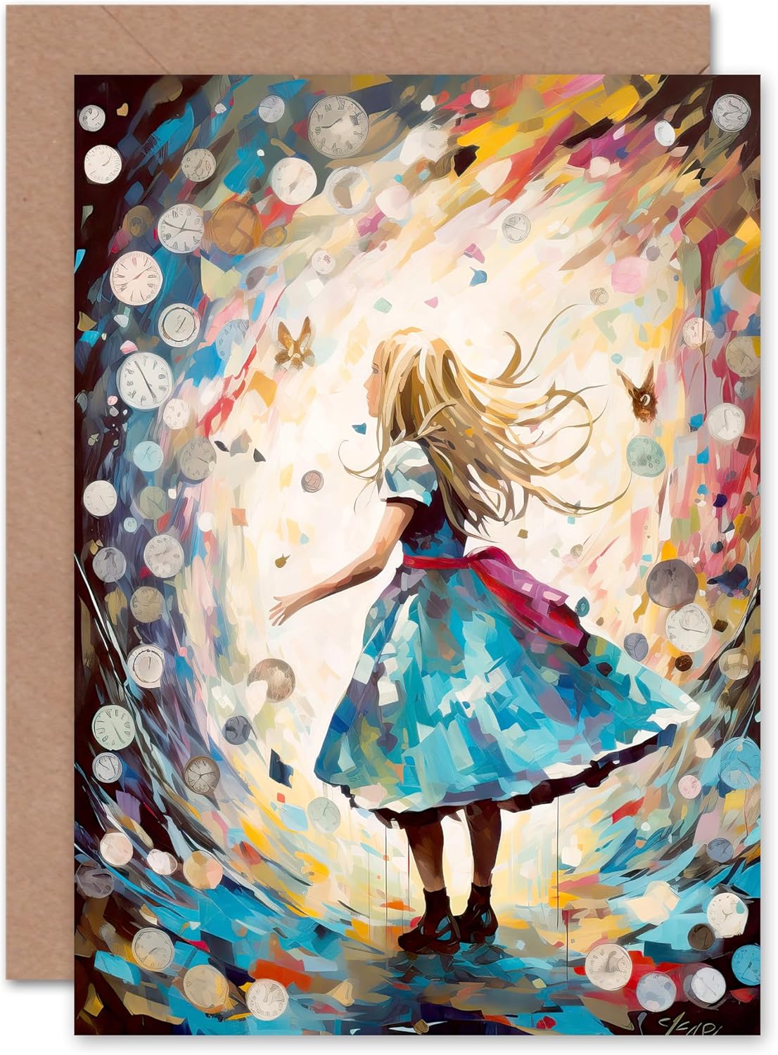 Full Moon At Sea For Him Or Her Man Woman Birthday Thank You Congratulations Blank Art Greeting Card