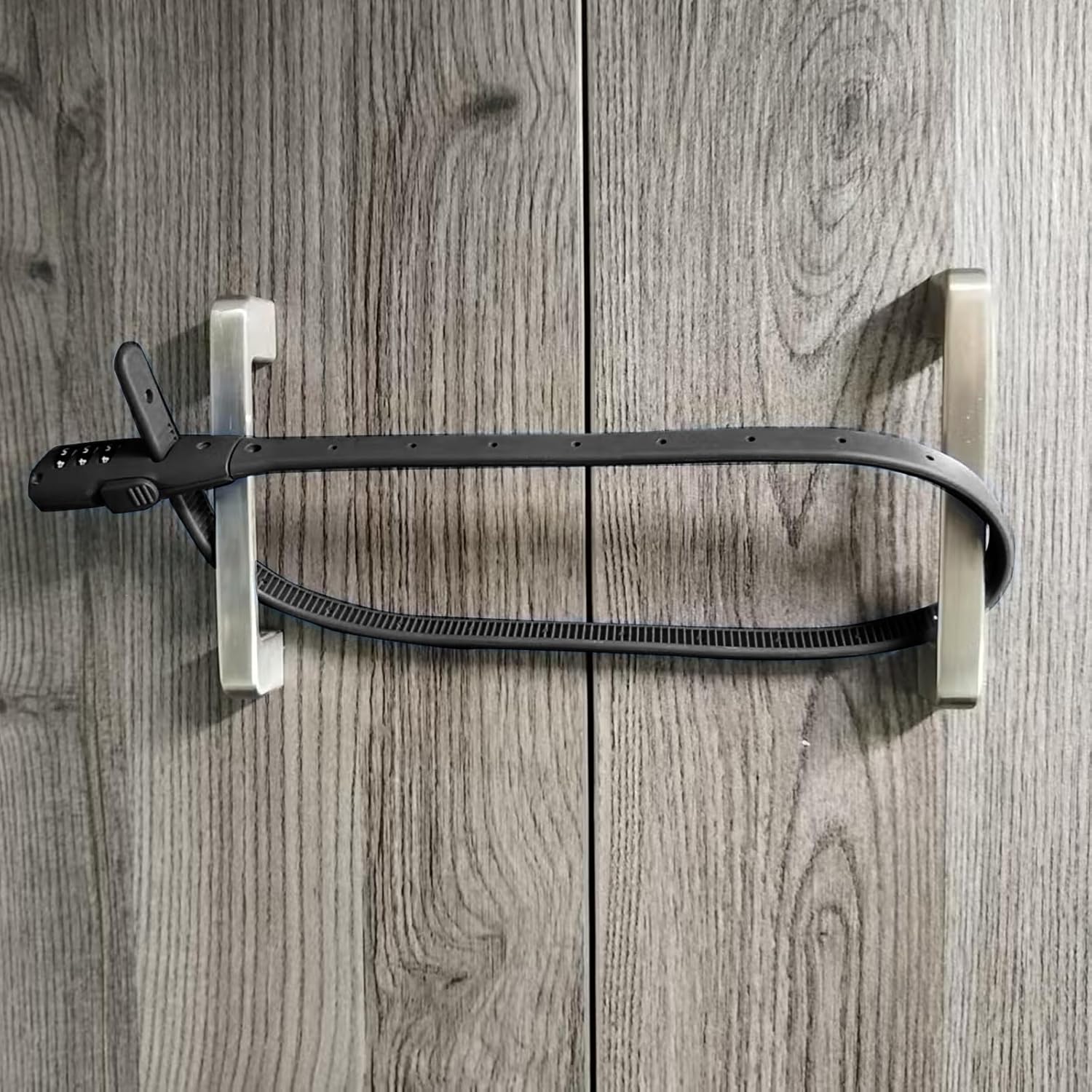 Adjustable Babyproof Lock, Easy Install on Cabinets, French Fridges, French Door, Baby Carriages, Kids Bikes, Helmet, Gates, Suit for Child & Adults, Versatile Safety Solution (3 Pack BlACK)