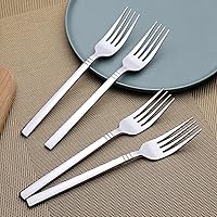 Vista 5 de Morcte Tenedor de cena de acero inoxidable, tenedor de 12 piezas