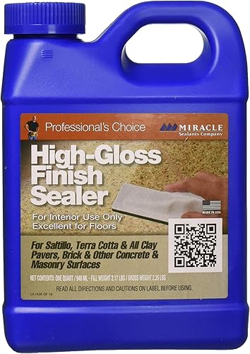 Miracle Sealants HGFS6QT - Sellador de alto acabado, potenciadores de color y brillo, cuarto de galón, transparente, 32 onzas líquidas