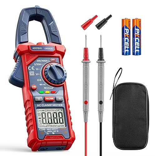 AstroAI Digital Clamp Meter Multimeter 2000 Counts Amp Voltage Tester