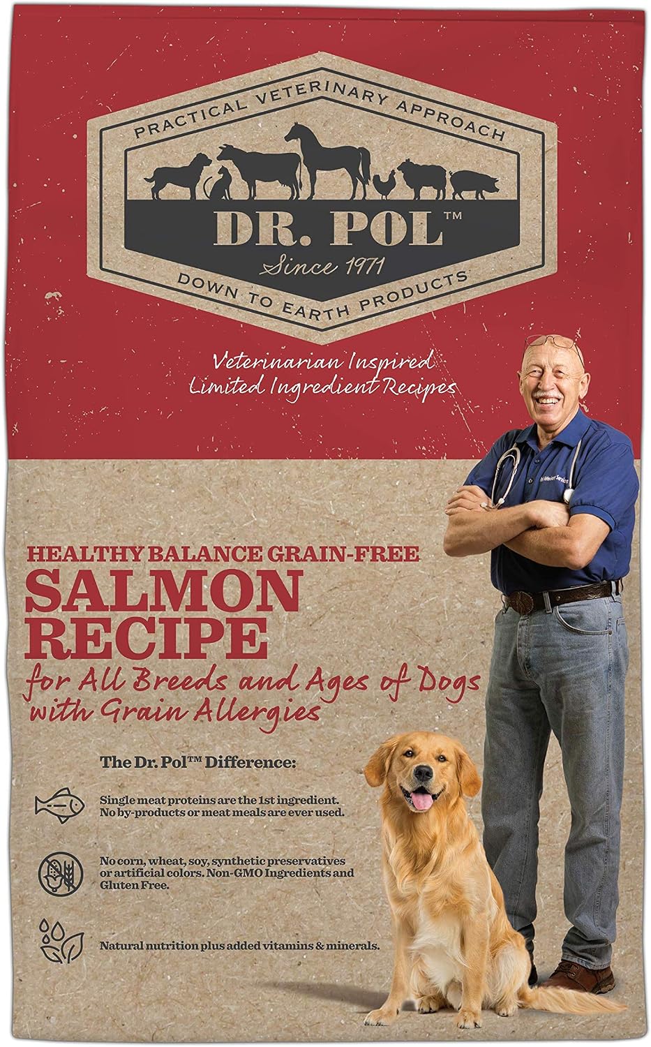 Dr. Pol – Healthy Balance Grain Free Adult Dog Food (12 lb)