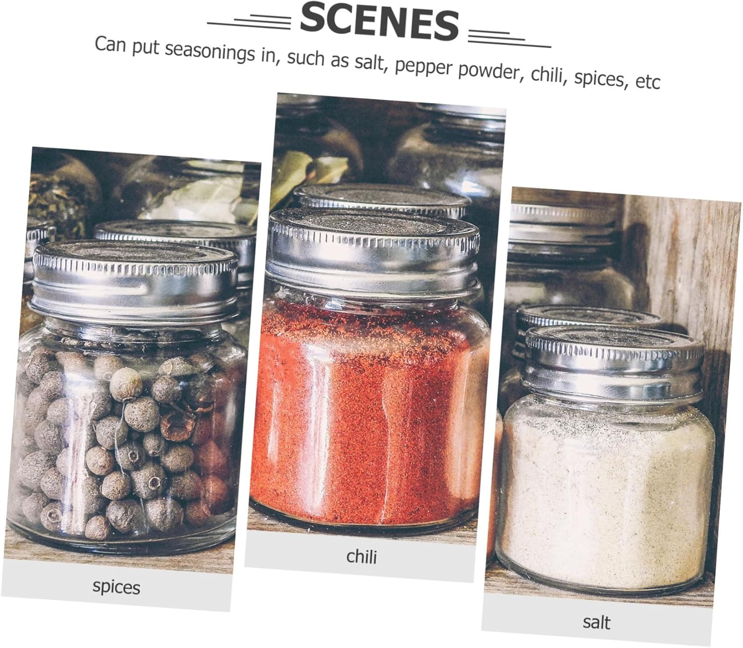 3-piece Ceramic Condiment Bottle Set Kitchen Seasoning Pots for Everyday Use