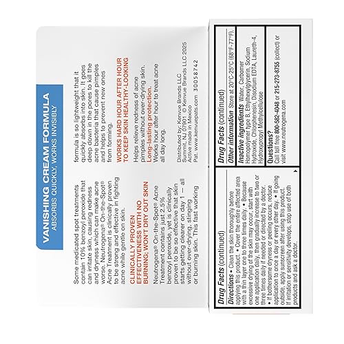 Miniatura 9 de Tratamiento Neutrogena on the Spot para el acné. Fórmula para la desaparición. 0.75 oz., paquete de de 1