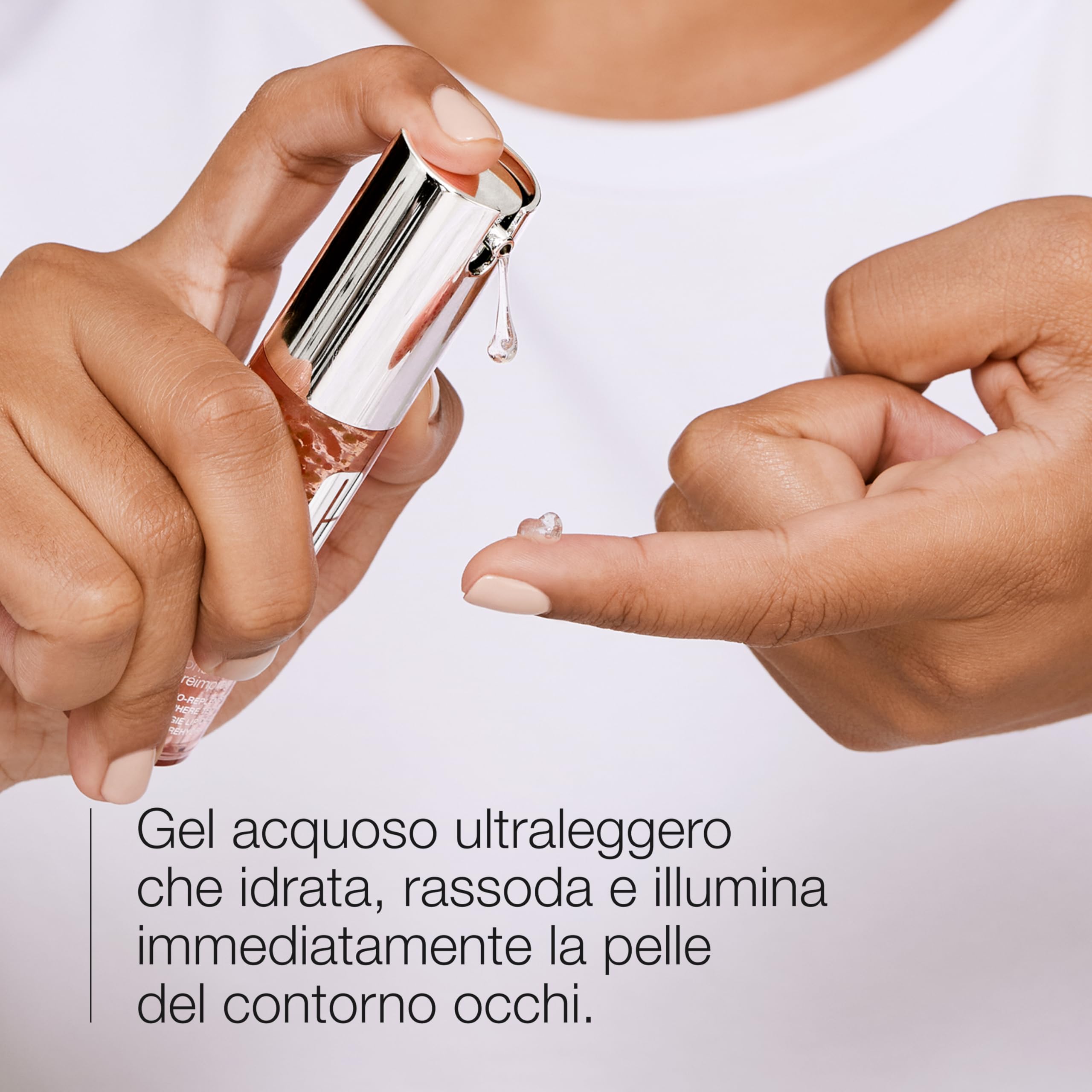 Clinique Moisture Surge Eye 96-Hour Hydro-Filler Concentrate crema contorno occhi | Idratante e illuminante, 15 ml