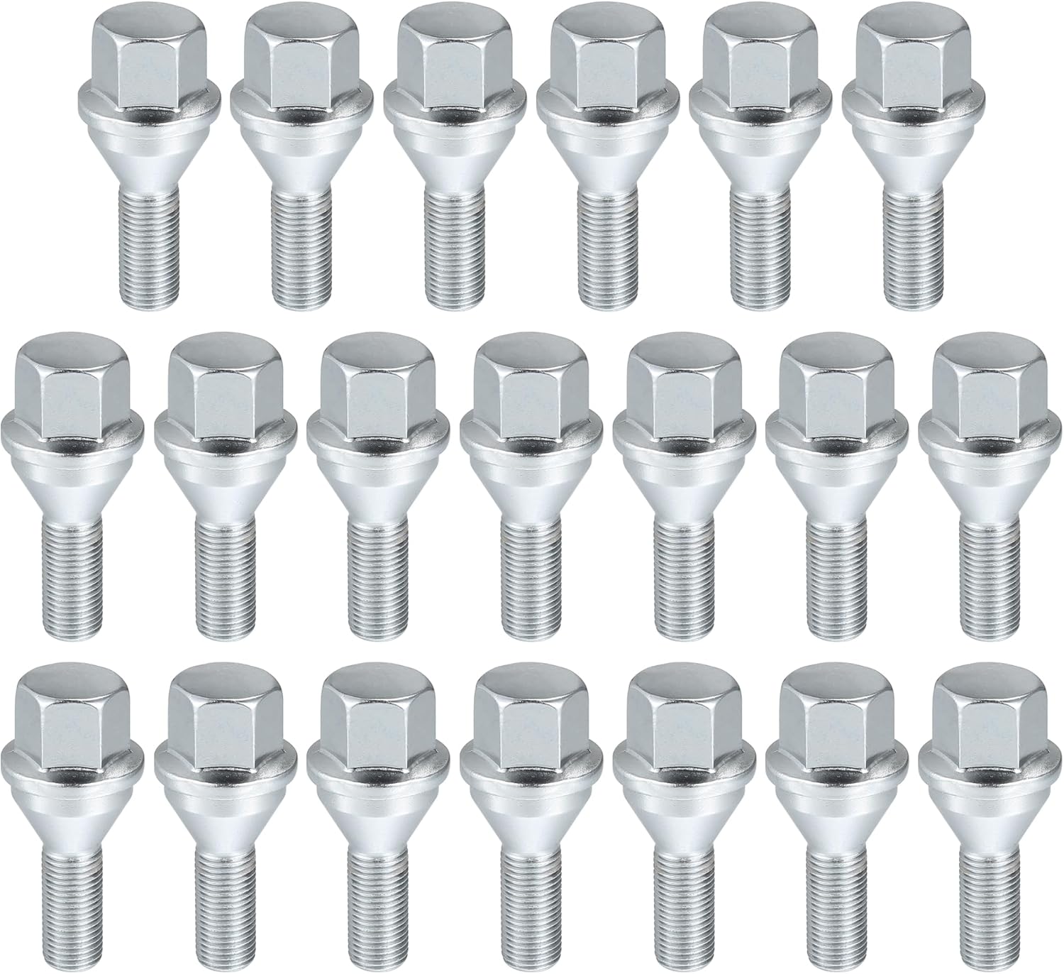 ACROPIX M12x1.25 Wheel Lug Bolts Nuts Hub Assembly Wheel Stud Fit for Jeep Cherokee 2014-2022 No.6509933AA/53182366/6511051AA - Pack of 20