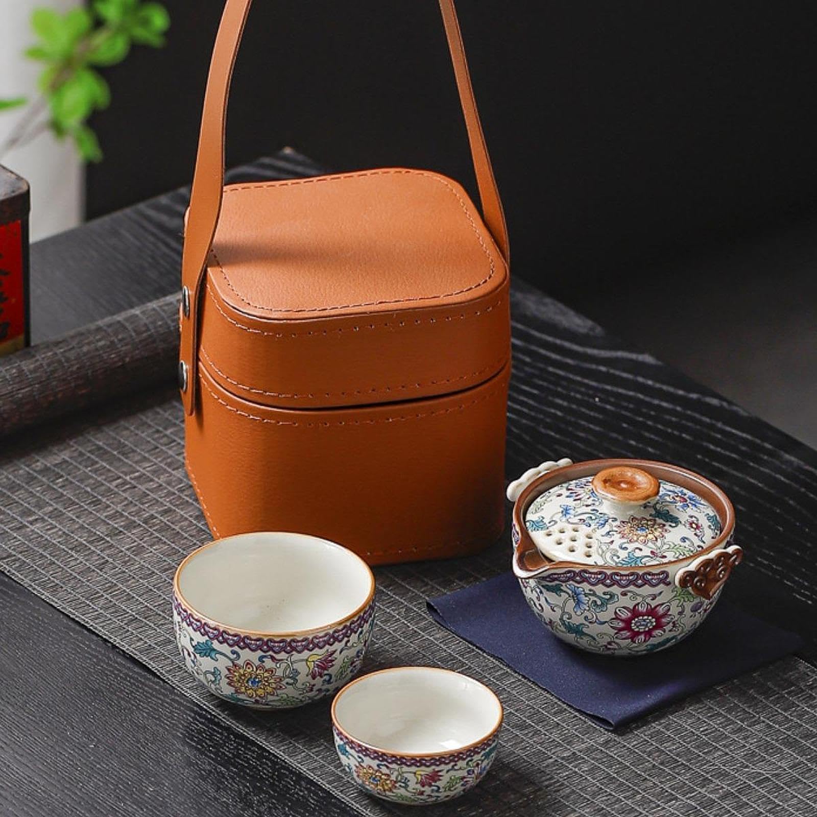 Amazon.co.jp: NonMiFyR 中国茶器カップセット セラミックティーセット