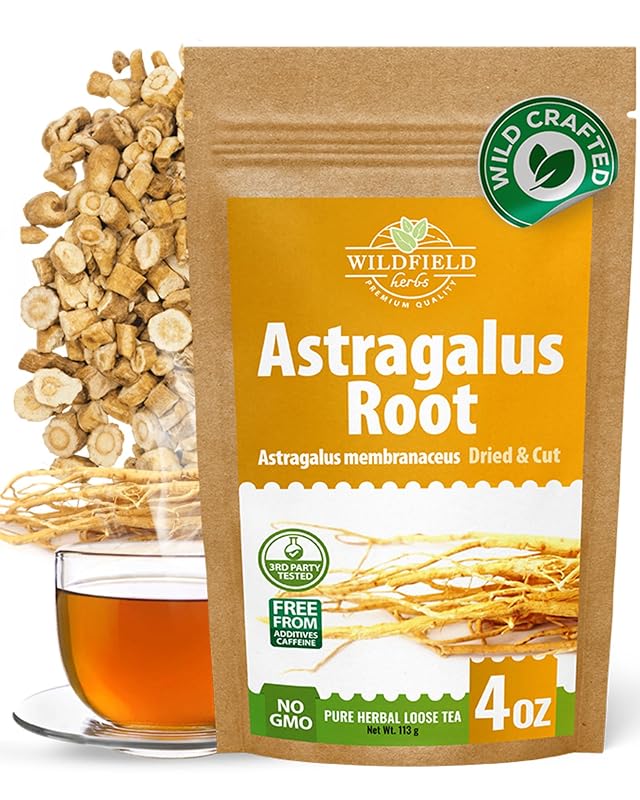 WILDFIELD HERBS Chá de raiz de astrágalo 100% 113 g