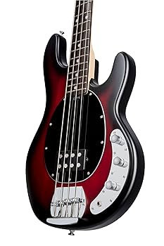 美品 Sterling RAY5 5弦ベース ルビーレッドバーストサテン 美品 Sterling RAY5 5弦ベース ルビーレッドバーストサテン