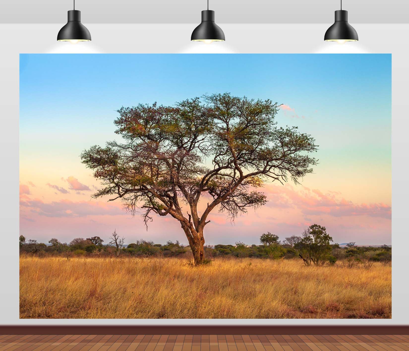 Amazon.com : Loccor 20x10ft Fabric African Savannah Landscape