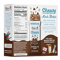 Vista 8 de Blake's Seed Based Barras de granola masticables, con chispas de chocolate (5 unidades), veganas, sin gluten, sin nueces y sin lácteos, aperitivos