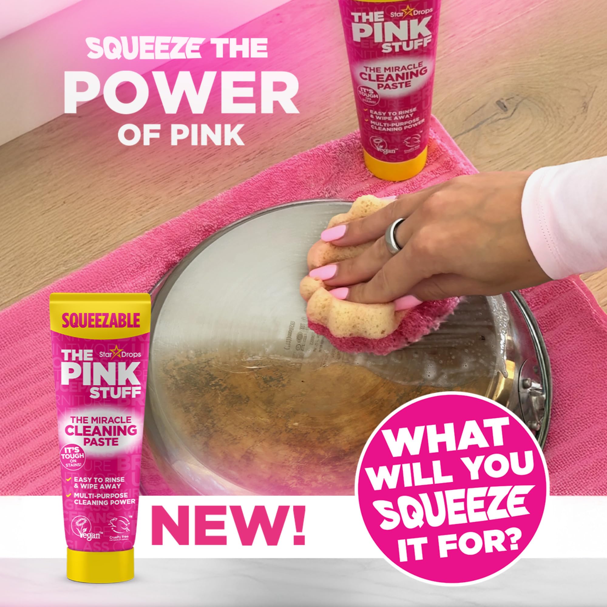 Amazon.com: The Pink Stuff The Miracle Squeezable Cleaning Paste