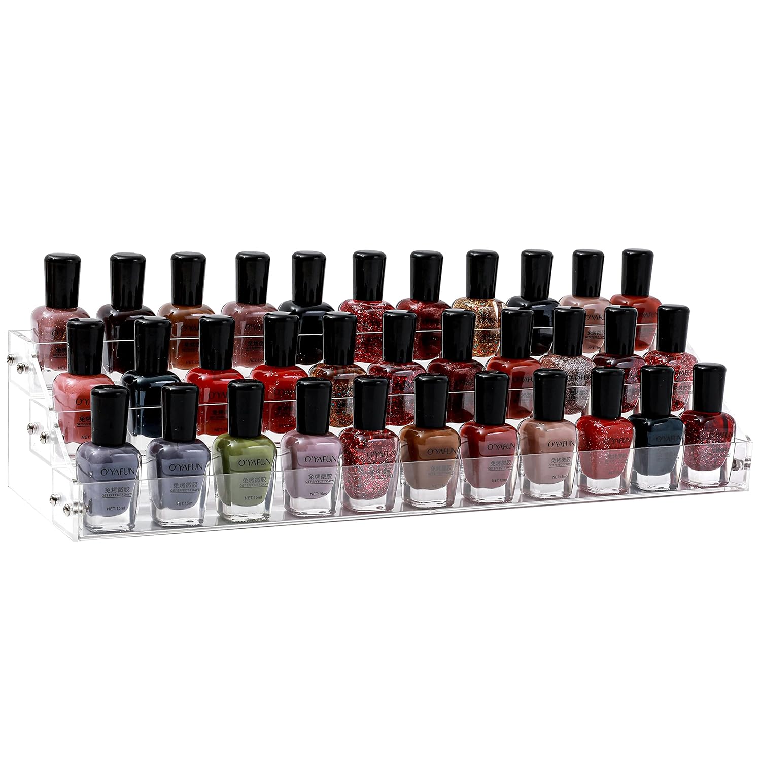 Cq acrylic 3 Layers Nail Polish Organizers And Storage