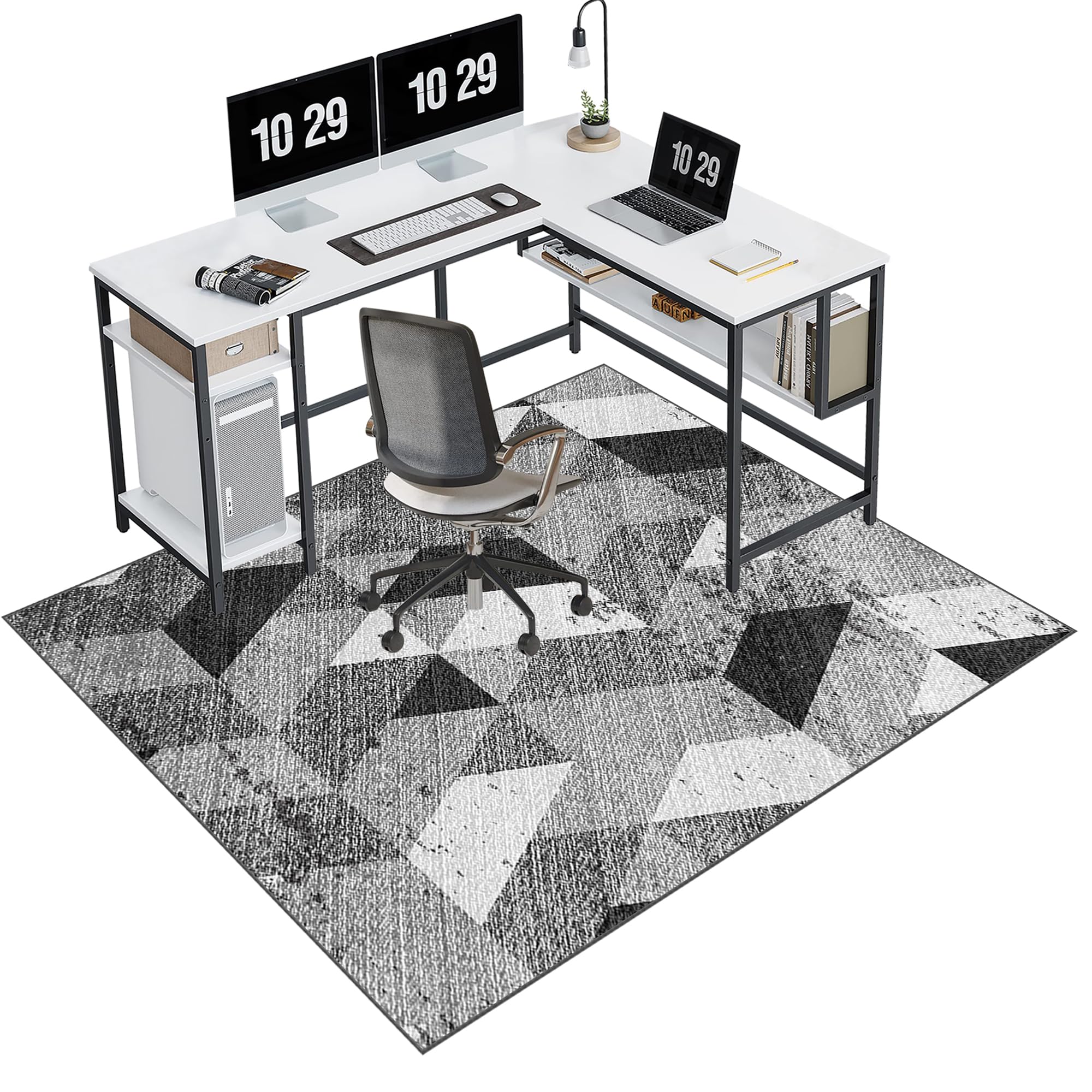 Eykwkb Color-193 100 X 120 Cm Heavy Duty Office Chair Mats For Carpeted And Hardwood Floor Carpet Chair Mats Low Pile Desk Chair Mat Hard-Floor Chair Mats Floor Mat For Office Chair Anti-Skidding