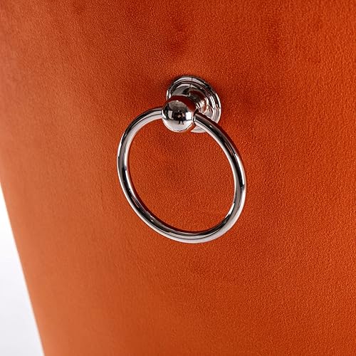 Miniatura 120 de Juego de 2 sillas de comedor vintage de terciopelo con respaldo alto, sillas Parson vintage para sala de estar, comedor (blanco PU + negro) Pu