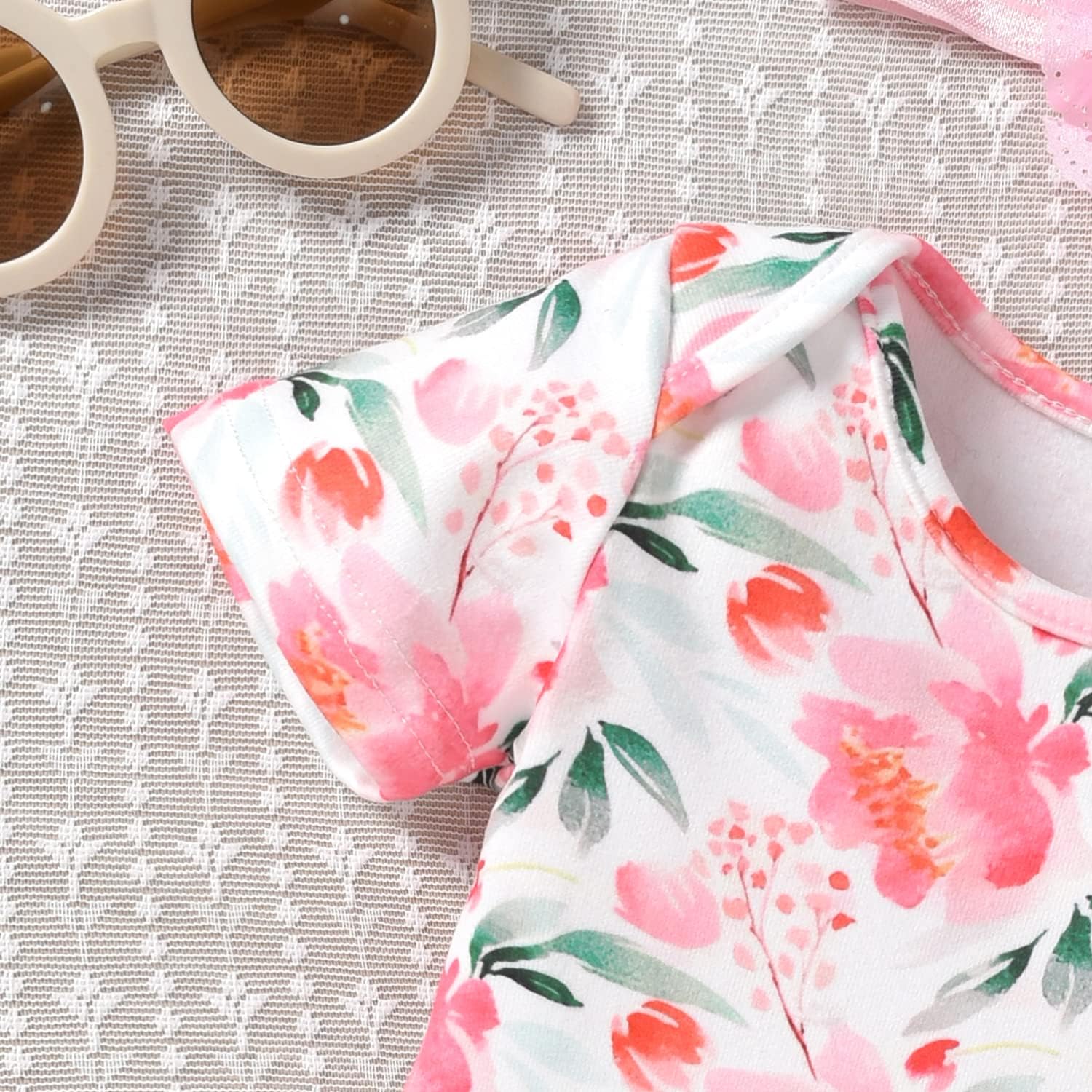 Aalizzwell Newborn Infant Baby Girls Bodysuit Dress - Image 6