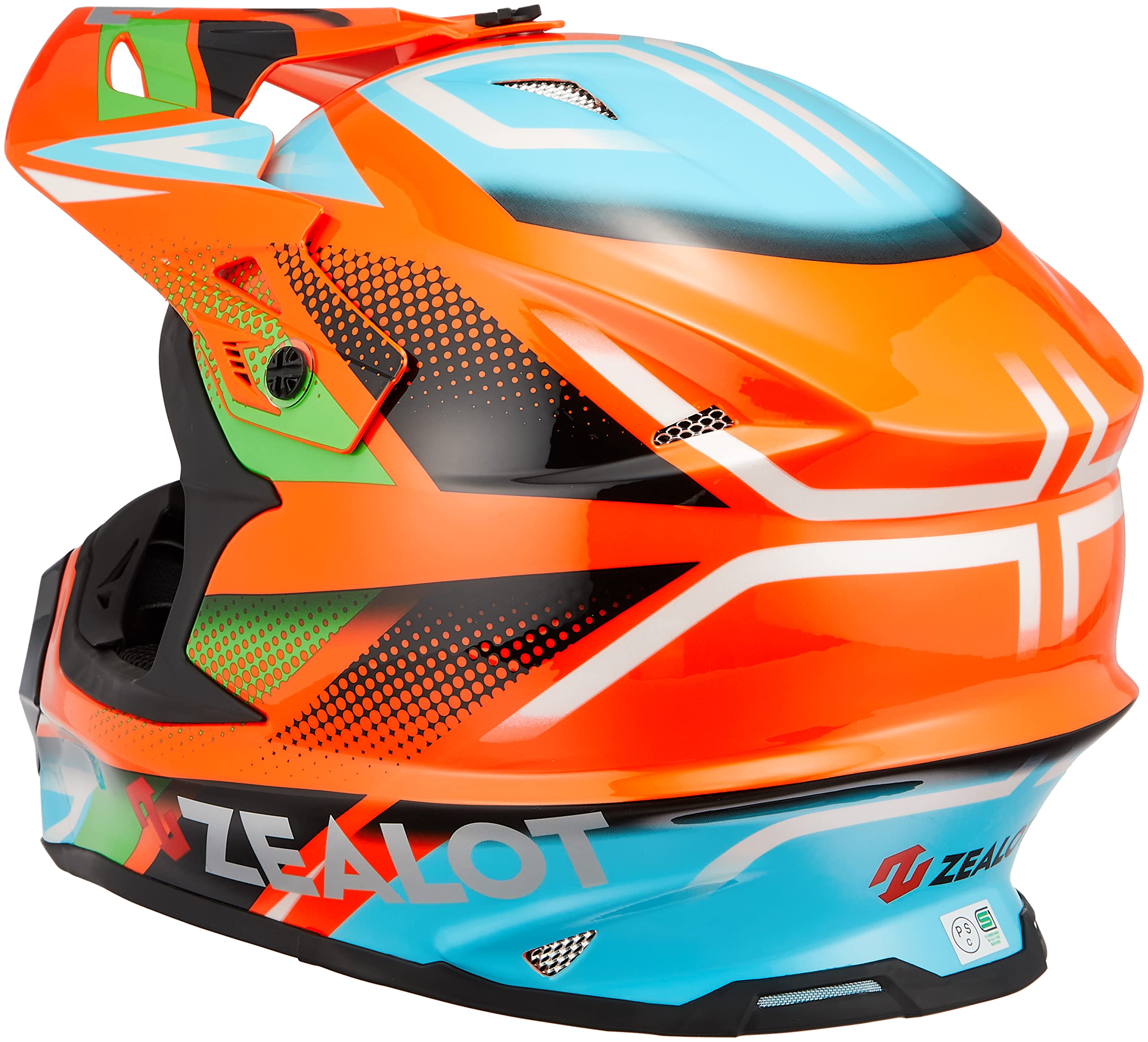 待望 （正規品）ZEALOT オフロードヘルメット MadJumper II（マッドジャンパー2） CARBON HYBRID GRAPHIC