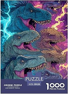 Comprar Puzzle De Dinosaurio 1000 Piezas para La Familia - Tiempo De Calidad Y Diversión 38x26cm/1000pcs
