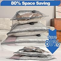 Vacbird Vákuum Tárolósákok 12 db Pumpával Ruházathoz Utazáshoz Költözéshez - Pump + 12 bags 3