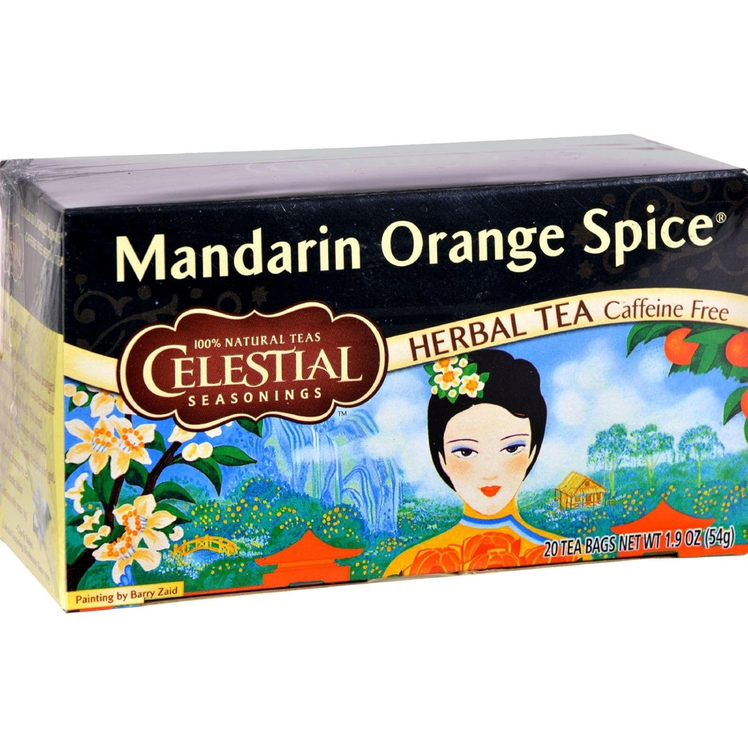 Celestial Seasonings Herbal Tea Caffeine Free Mandarin Orange Spice - 20 Tea Bags