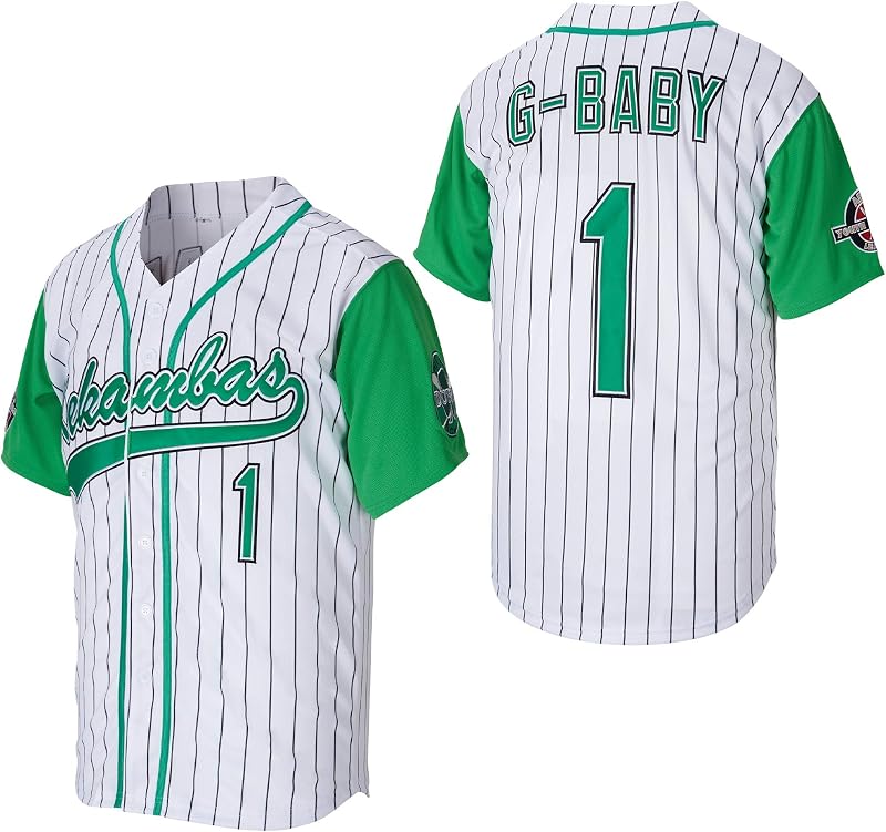 Kekambas remera de béisbol de la película Hardball #1 G-Baby Jarius Evans para hombre