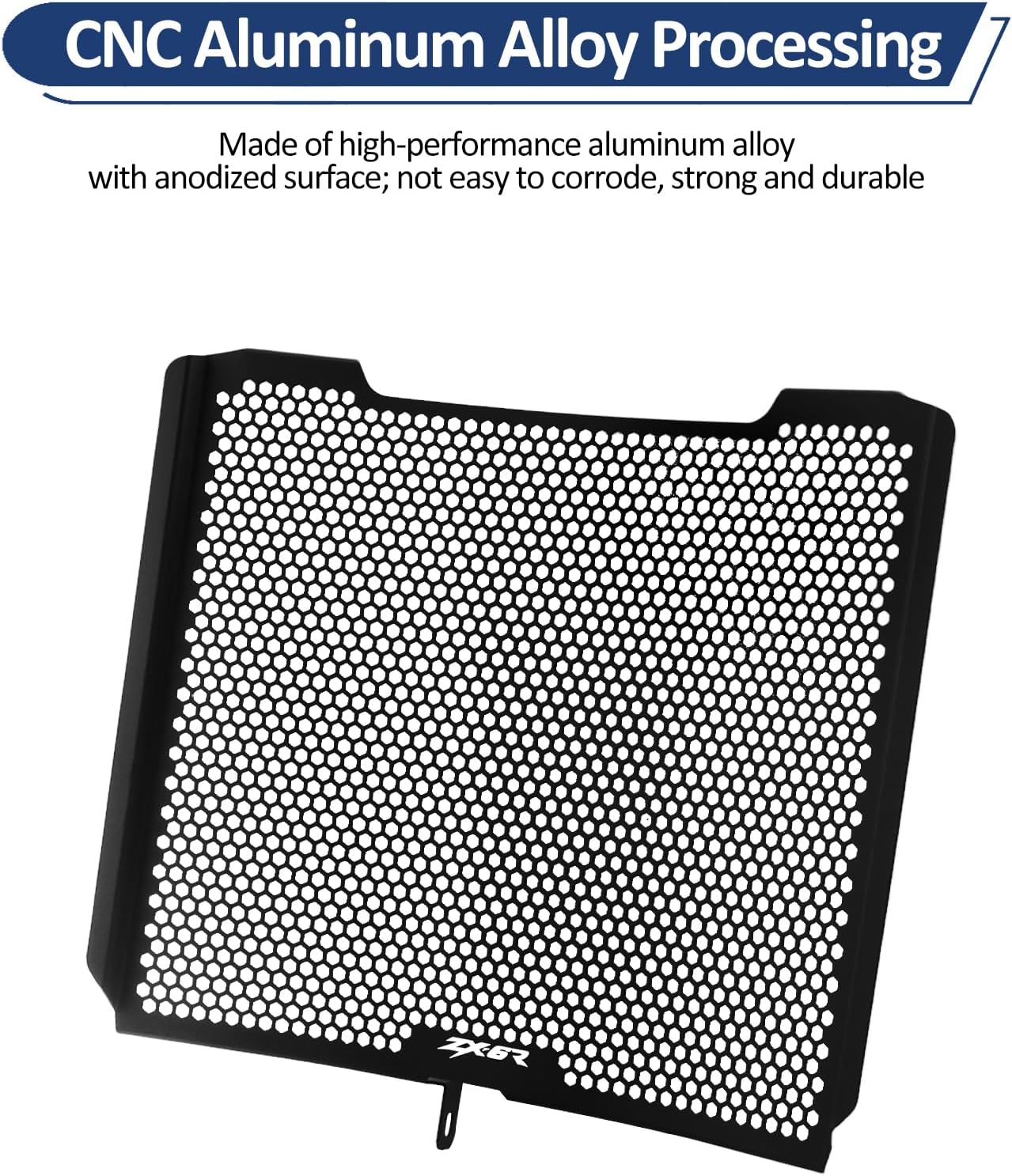 For Ninja ZX-6R 2009-2025 2026 Radiator Cover Grille Guard Protection Compatible with Kawasaki ZX-6R 40th Anniversary Edition 2024-2025 ZX6R Performance 2019-2021 ZX636 2013-2024