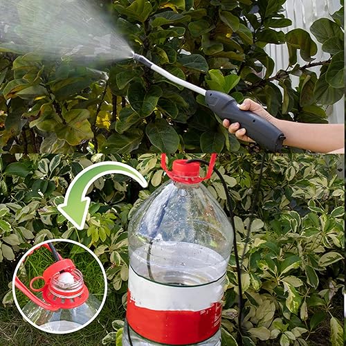 Miniatura 7 de TOPINCN Pulverizador eléctrico, pulverizador eléctrico portátil recargable para jardín, con modos, mango cómodo, para riego de plantas, limpieza de