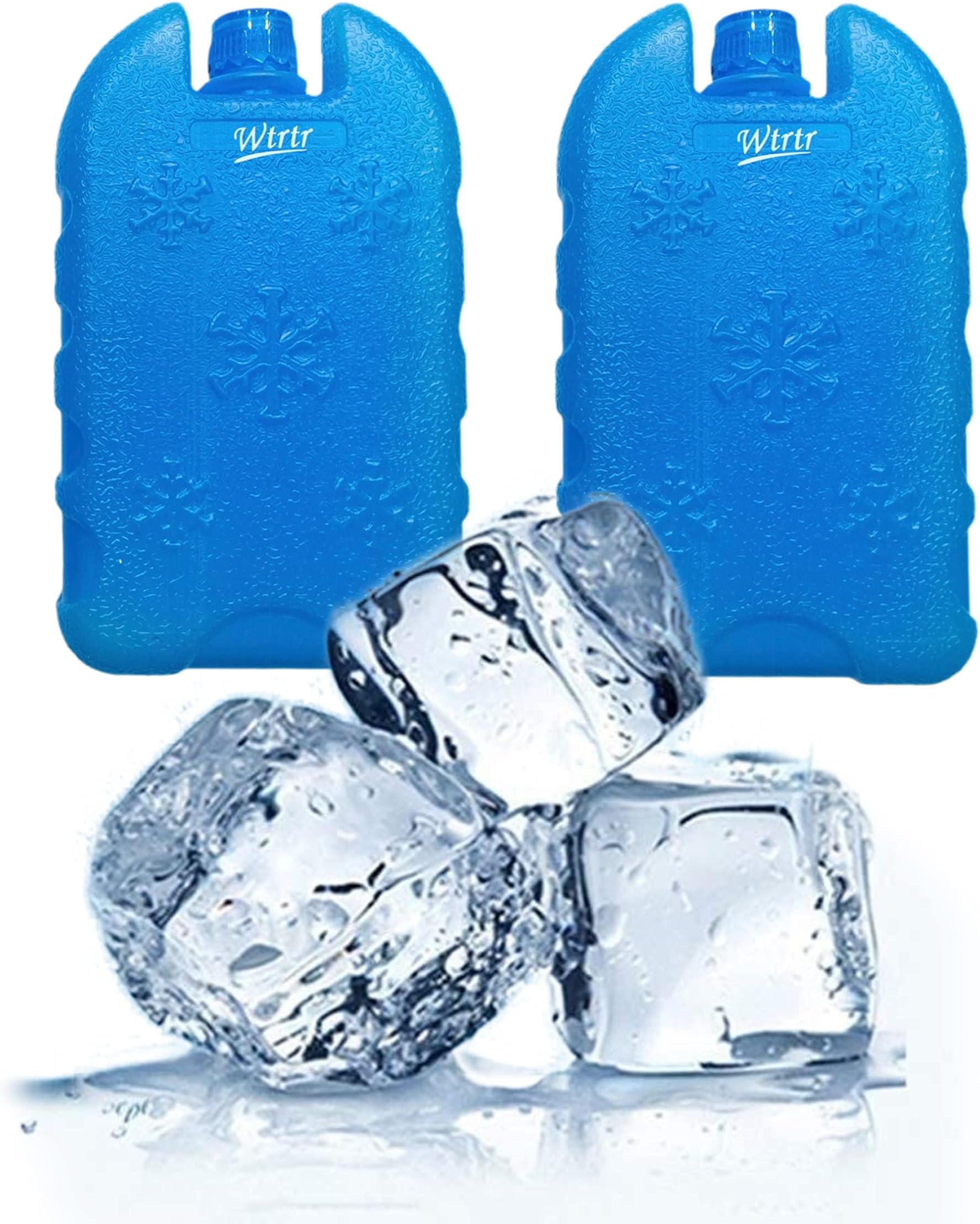 Wtrtr 2pcs Air cooler Ice Packs.Evaporative Air Cooler,air conditioner,Freezer Packs,Ice Packs for Lunch Box,(B2pcs)(Freezer Packs)