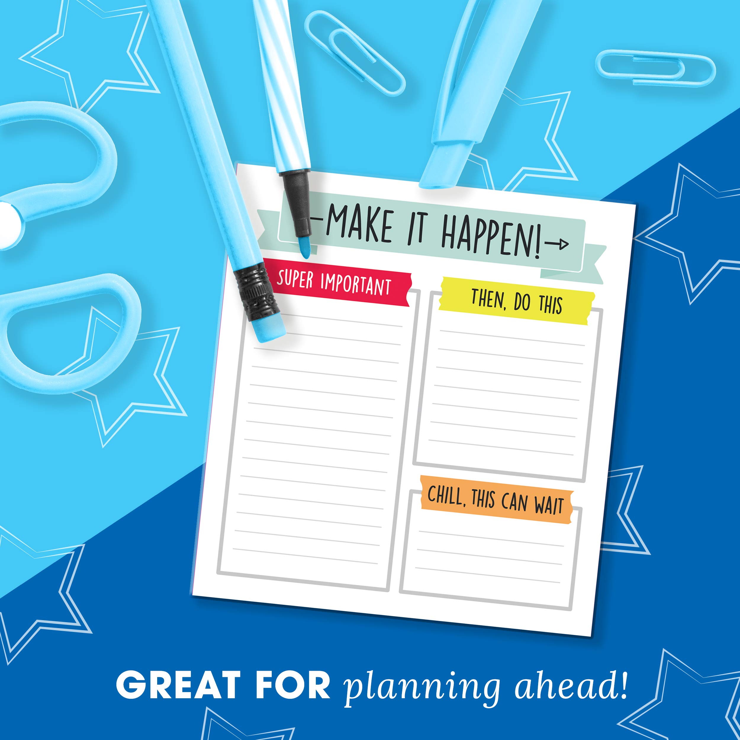 Carson Dellosa Aim High To Do List Notepad—5.75" x 6.25" Paper ...