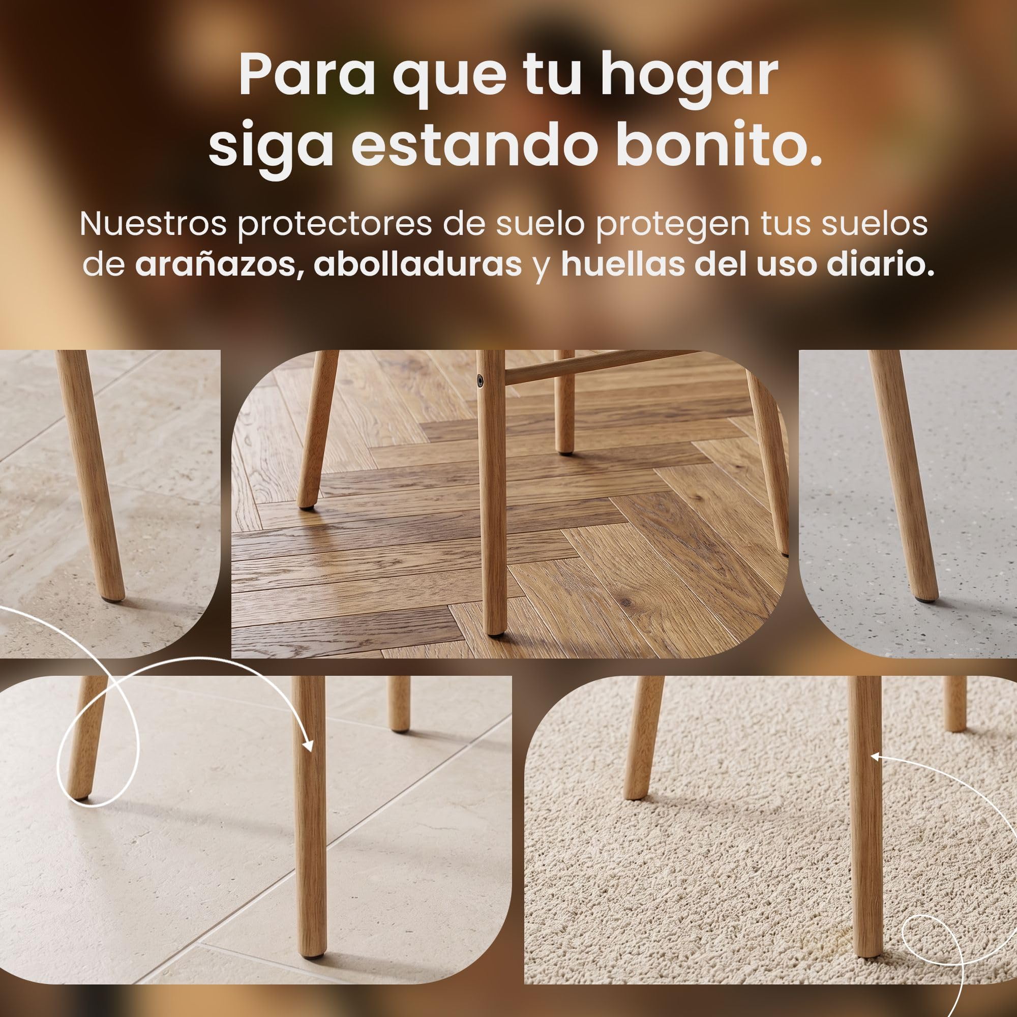 CLP Taburete de Bar Ando con Respaldo, Asiento tapizado, Estructura de Madera Resistente, soporta hasta 150 kg Color:Beige