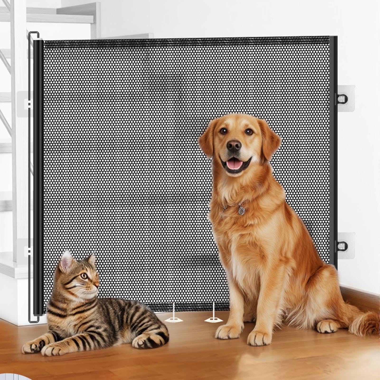 Cancello Retrattile Animali Domestici Schermo Di Sicurezza Porta Per