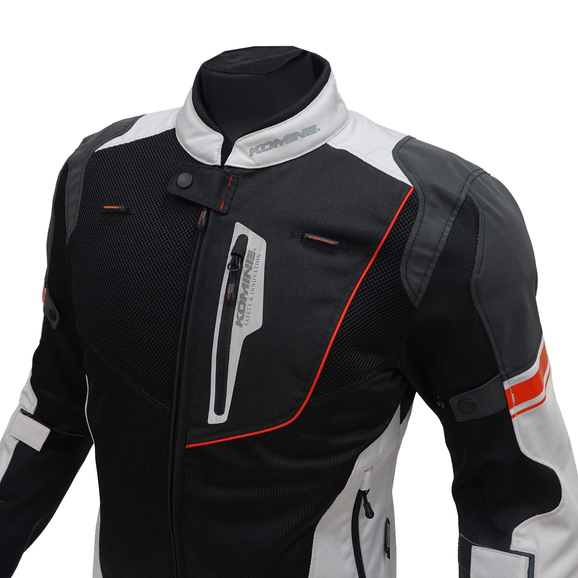 Amazon | [コミネ] バイク用 リフレクトメッシュジャケット ブラック