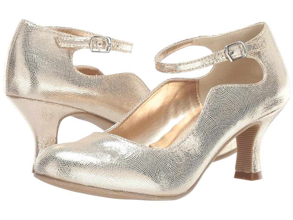 

Amiana 15-A5553 (Little Kid/Big Kid/Adult) (Gold Scored Metallic) Girl's Shoes