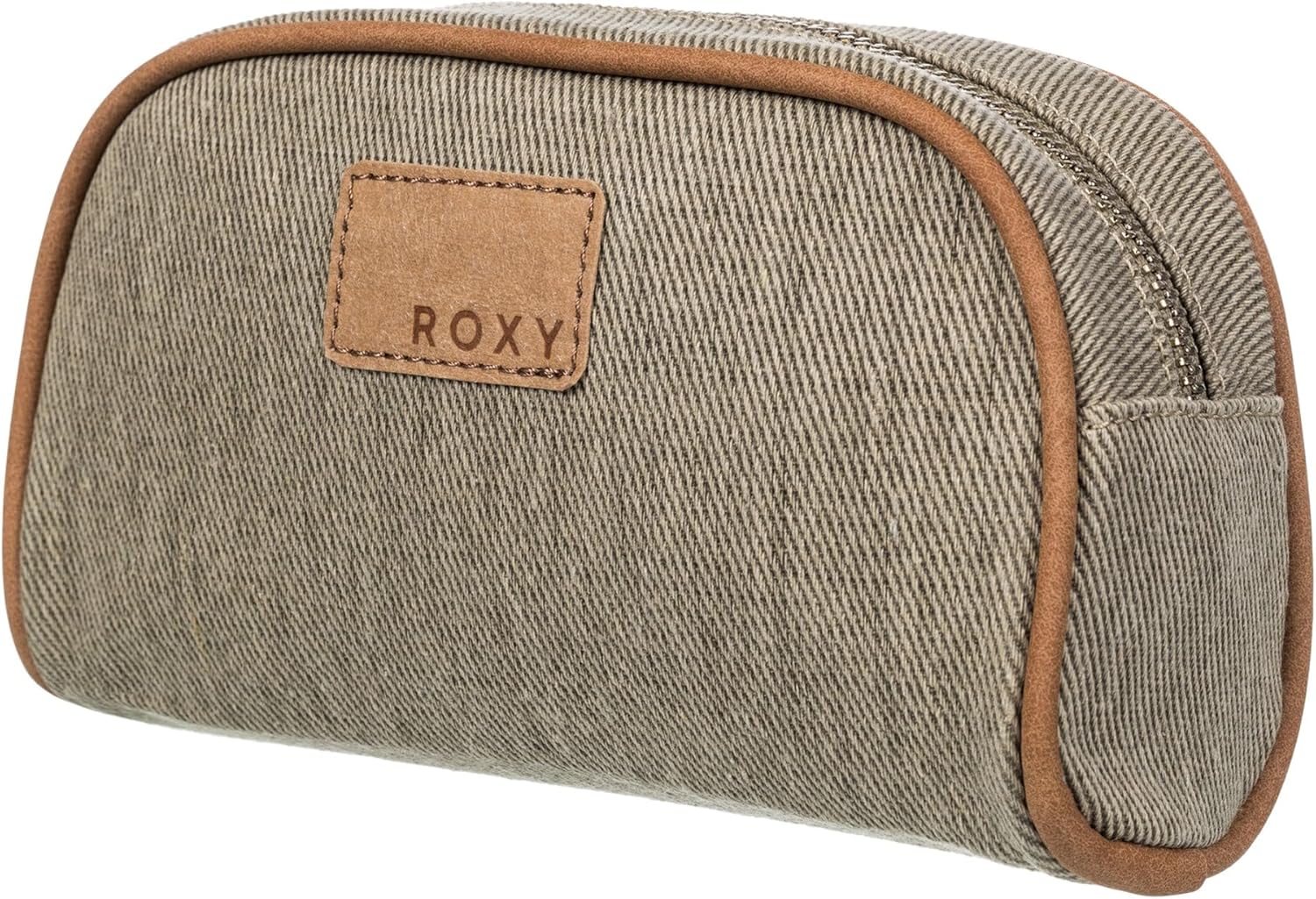 Roxy Makeup Bag | Storage Case | Cosmetics | Reusable | Zipper Closure | Lightweight | Accessories, Party Wave - Parchment - Image 2