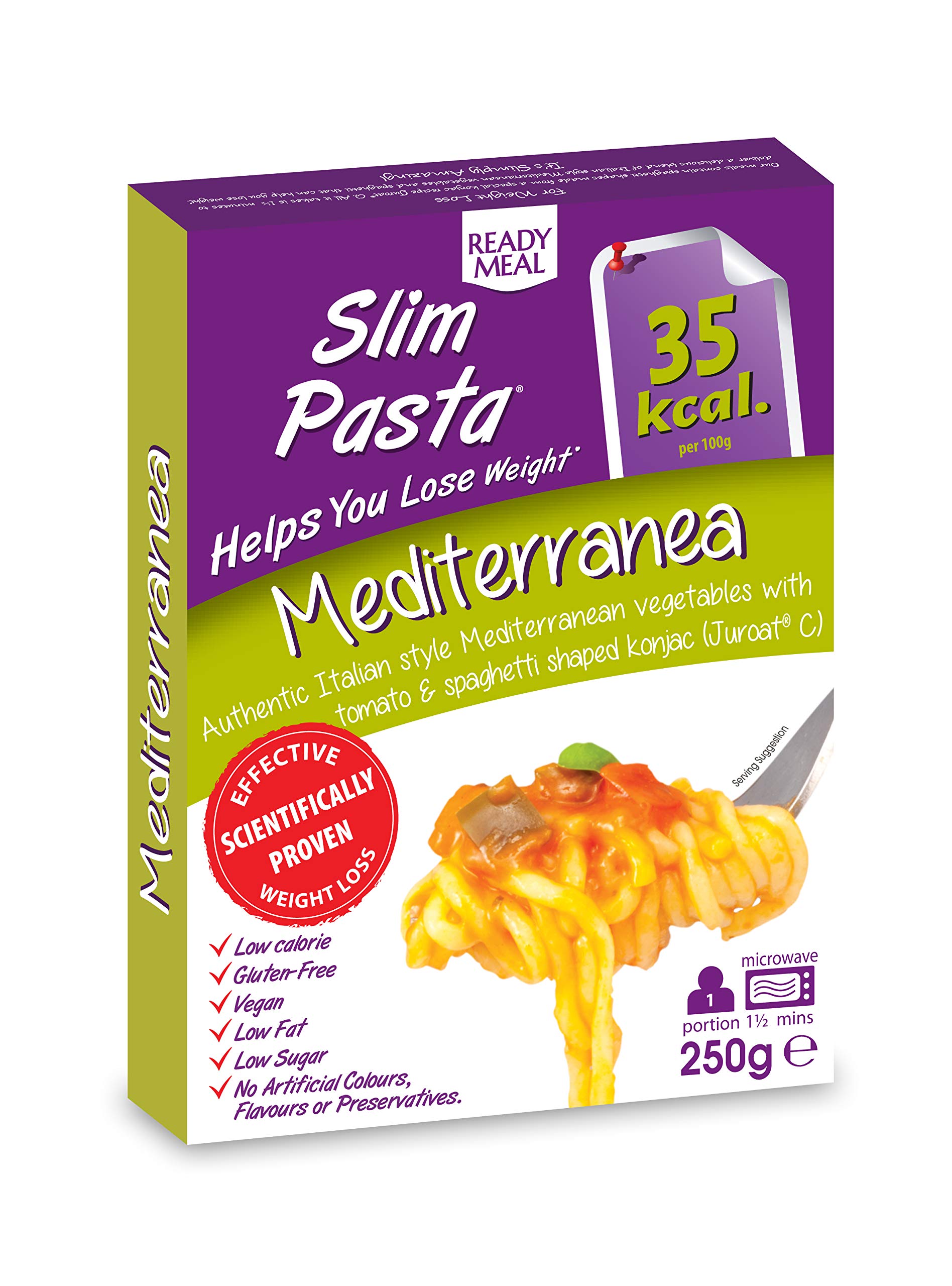 Eat WaterSlim Pasta Mediterranean Lunch box Pk of 6