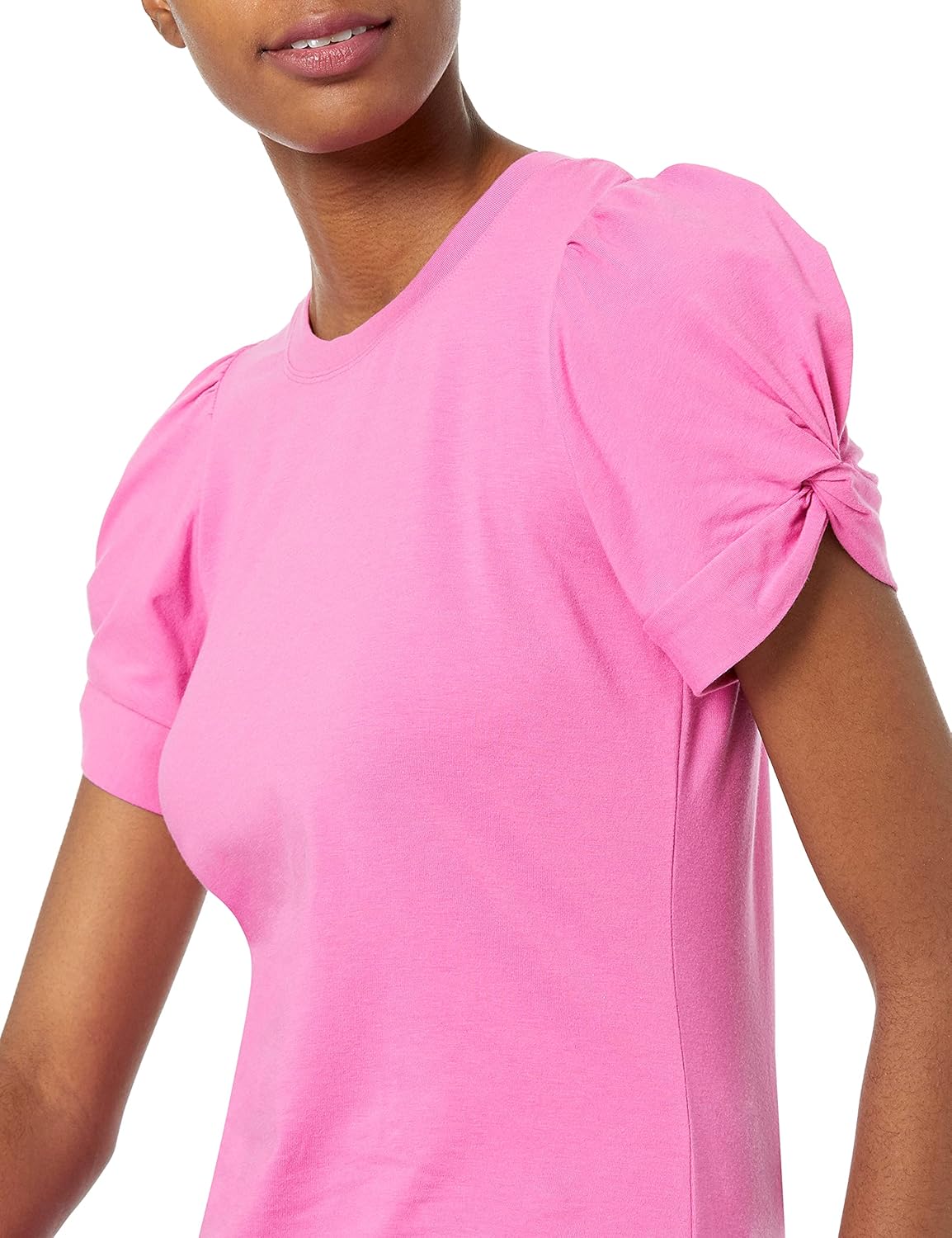 Amazon Essentials womens Regular-Fit Twist Sleeve Crewneck T-Shirt - Image 4