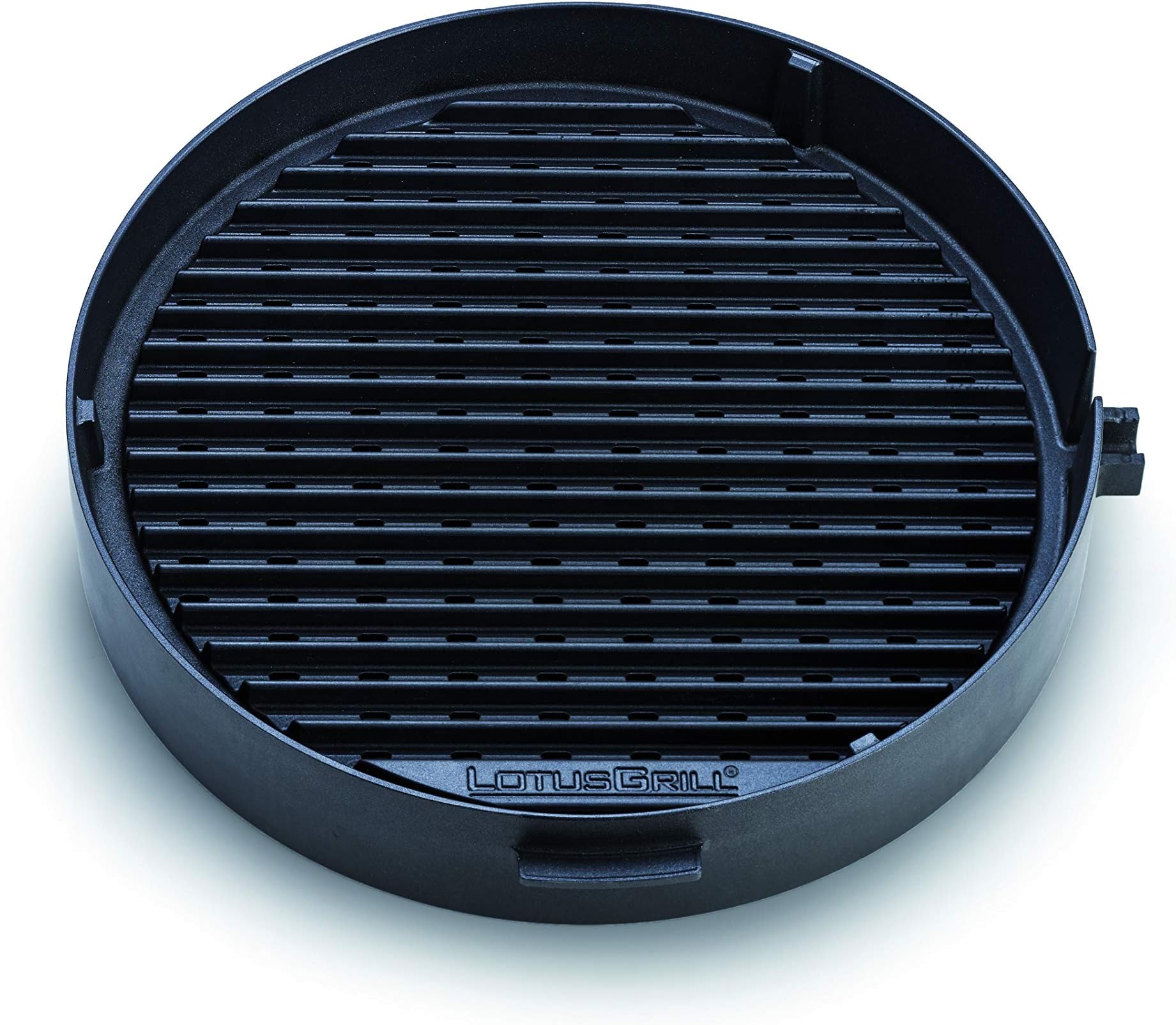 LotusGrillCast Iron Grill Grate for Healthy Grilling - Charcoal Fuelled, Even Heat Distribution, Non-Stick Coated, Easy to Clean