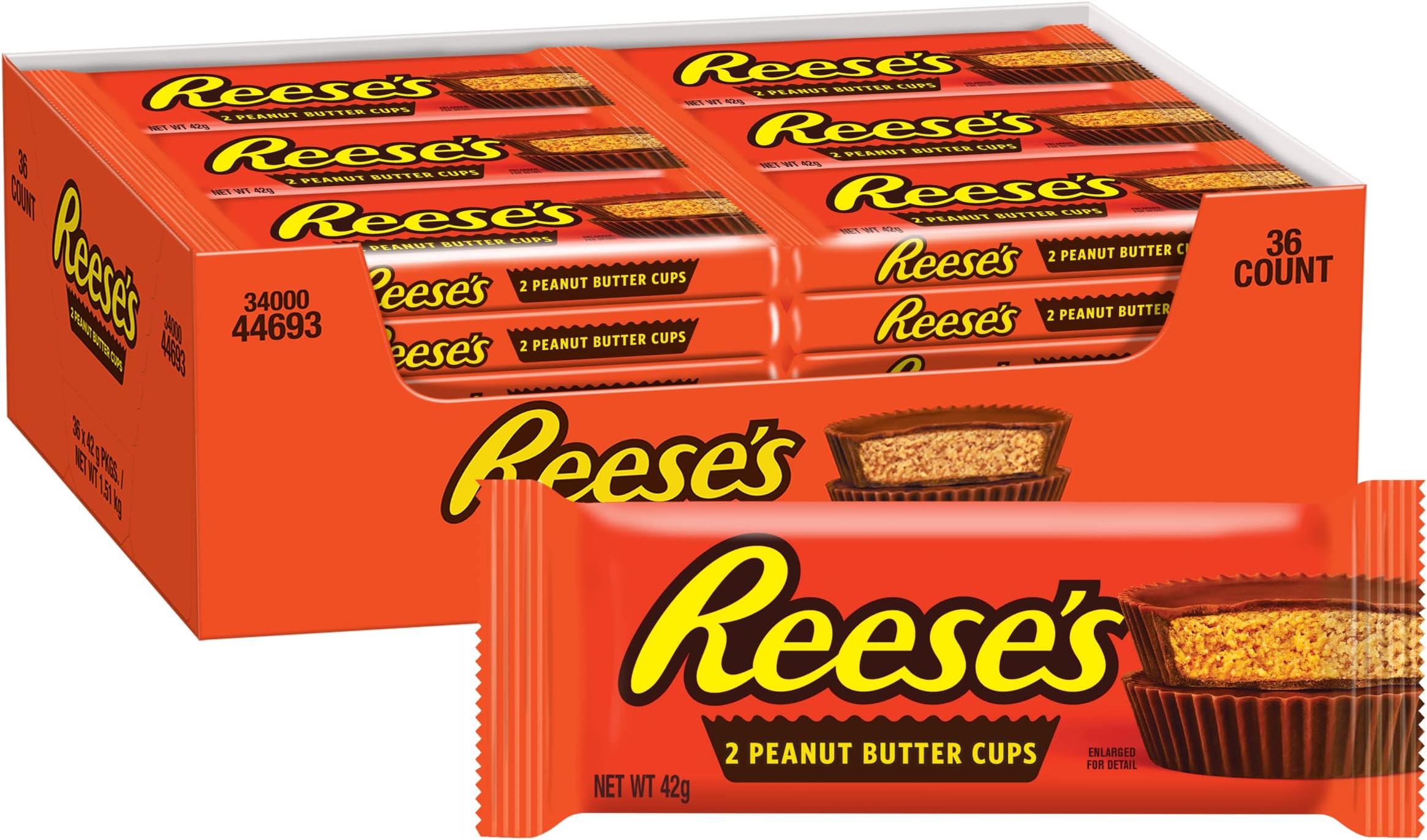 Reese's | Peanut Butter Cups, 36 x 42 g