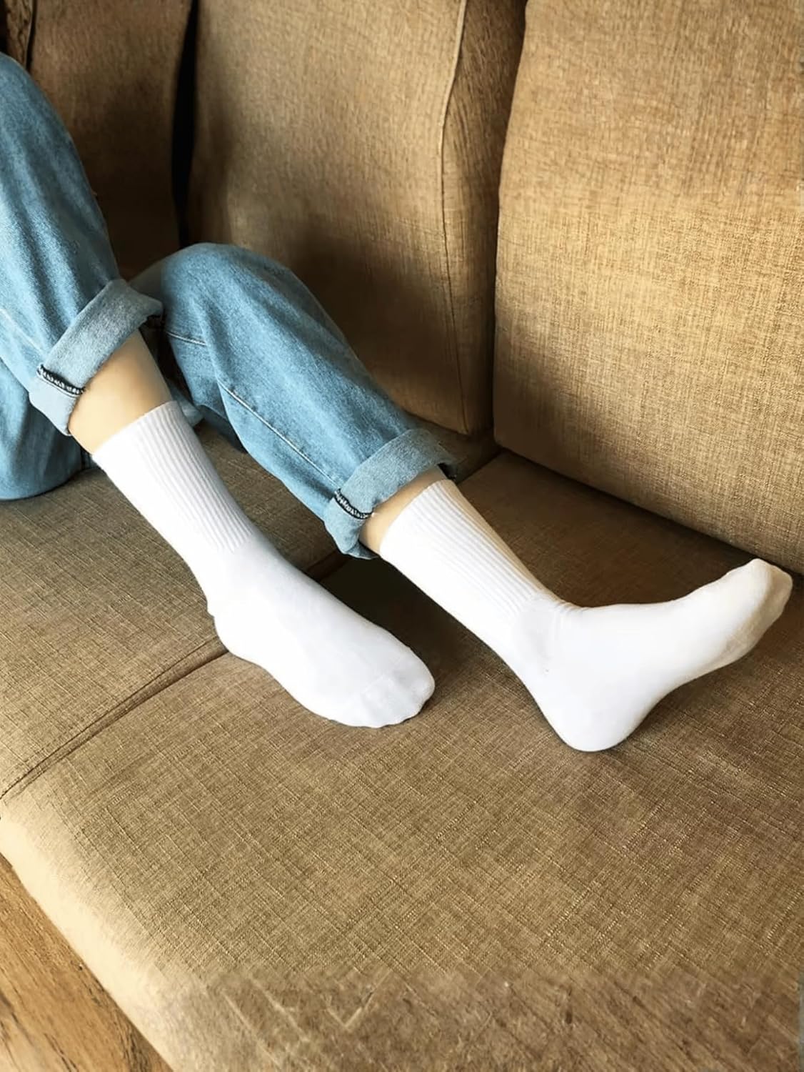 Kit 6 Pares de Meia Branca Masculina Cano Longo Premium Confortáveis em promoção! Veja a oferta e mais achadinhos de Moda íntima 3 Hoje é o melhor dia para comprar Kit 6 Pares de Meia Branca Masculina Cano Longo Premium Confortáveis com aquele preço maroto! Promoção! Aproveite a oferta! 3