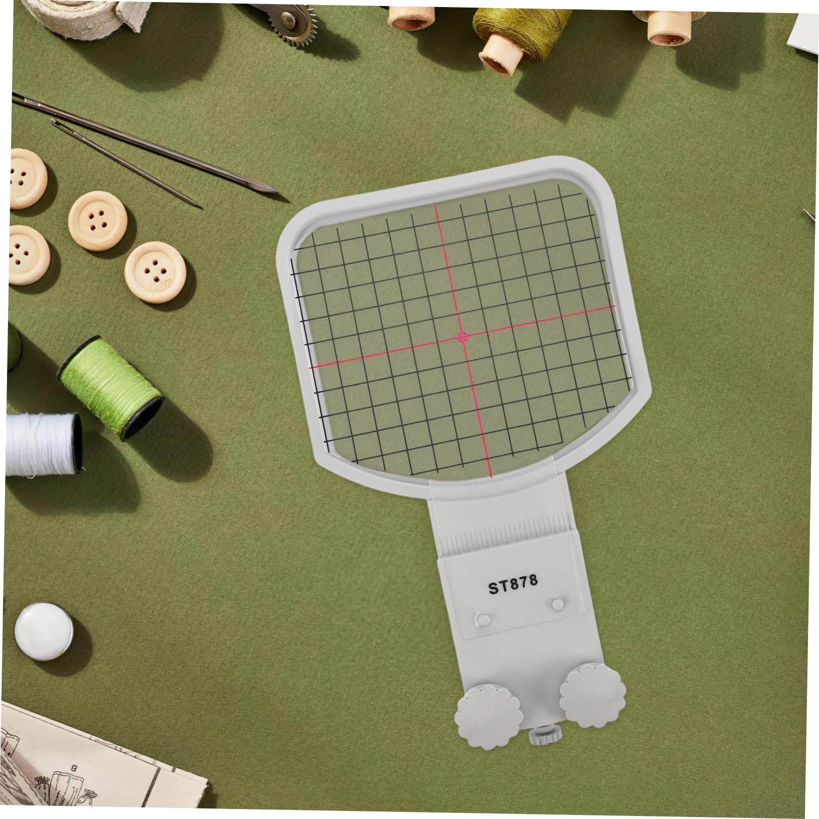 Operitacx Bastidor para Máquina de Bordar Ajustable para Gorras de Bordado Bastidor de Bordado Simple Soporte para Manualidades Ajustable