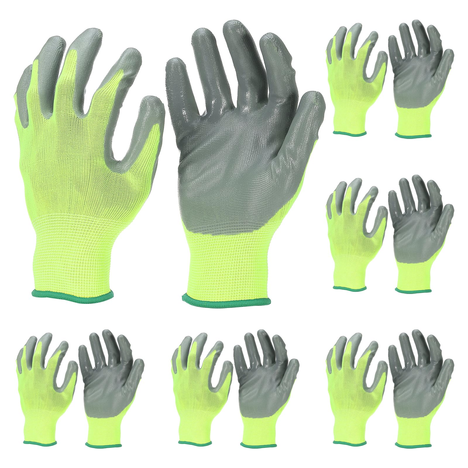 PATIKIL Safety Work Gloves Nitrile Coated