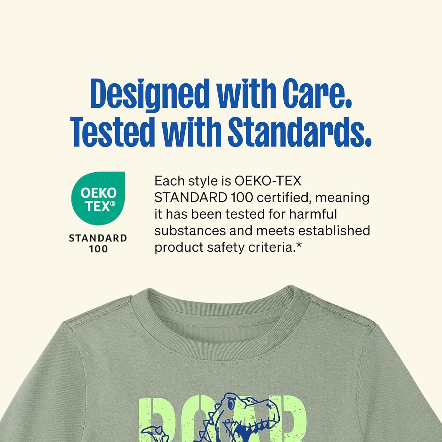 Garanimals Baby & Toddler Boy Tees - Short Sleeve Tees - Kid's Casual Crew Neck - Size 0-6T - 4 Pack - Image 6