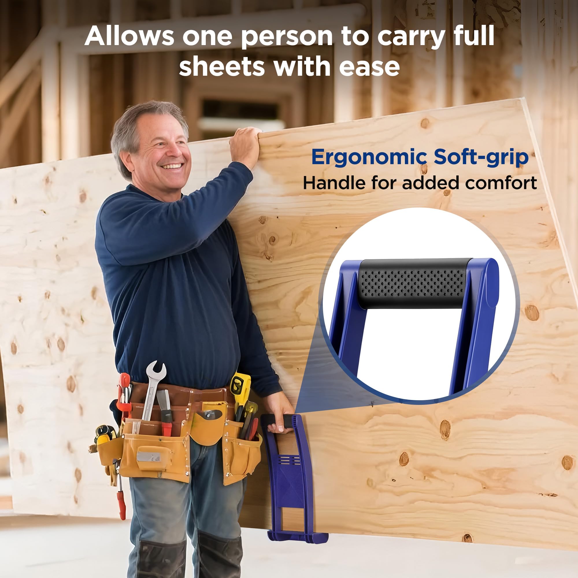 WORKPRO Drywall Panel Carriers - 2 Pack -5